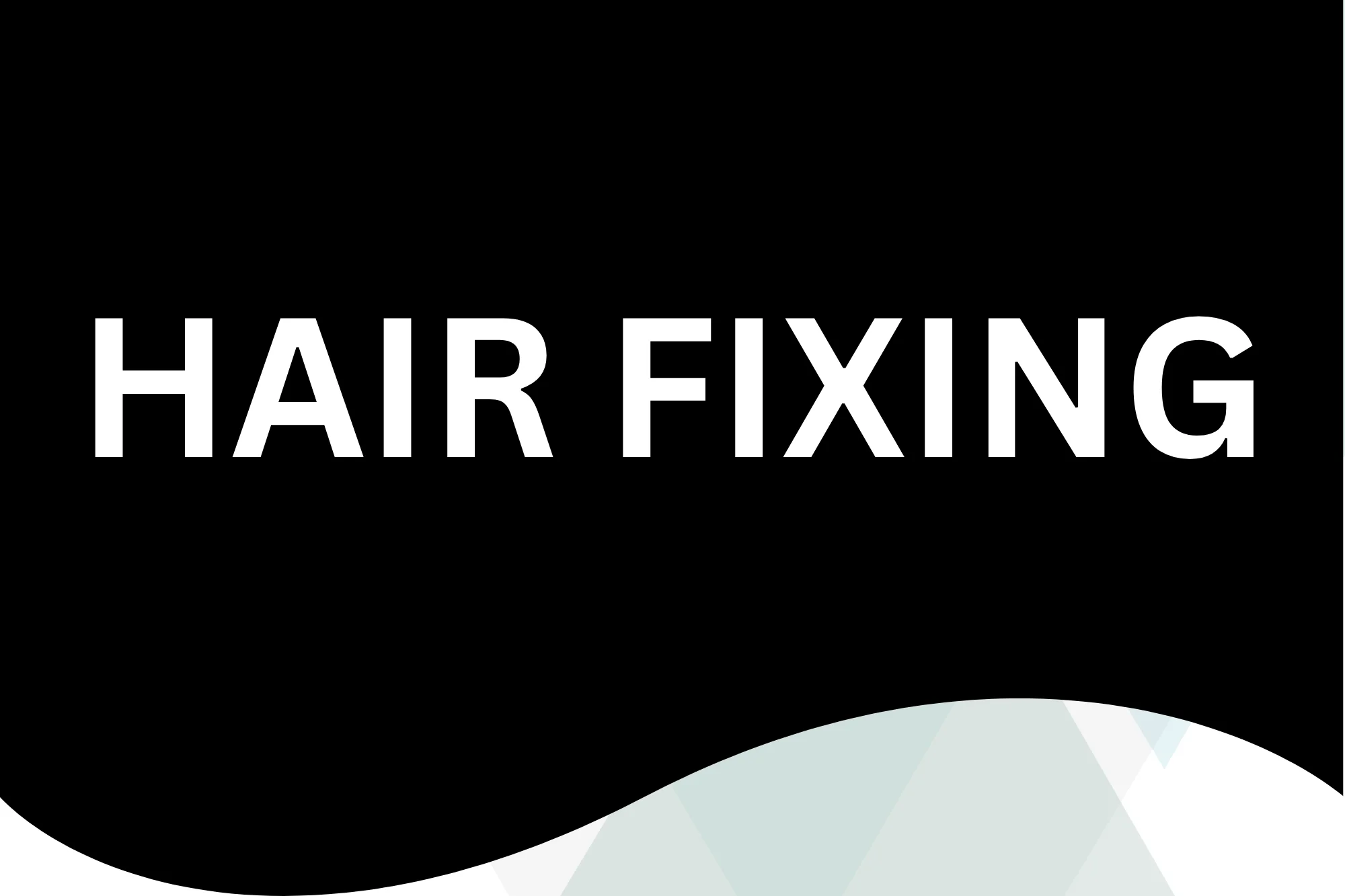 "image of hair fixing"