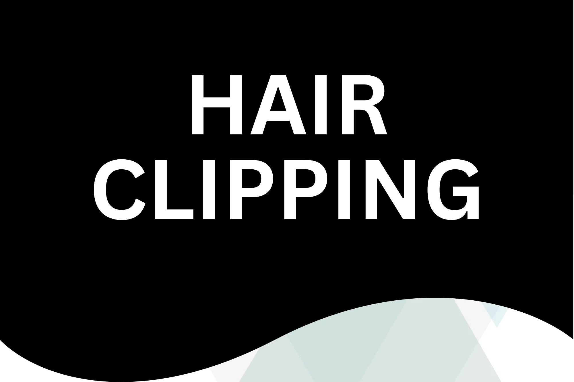 "hair clipping image"